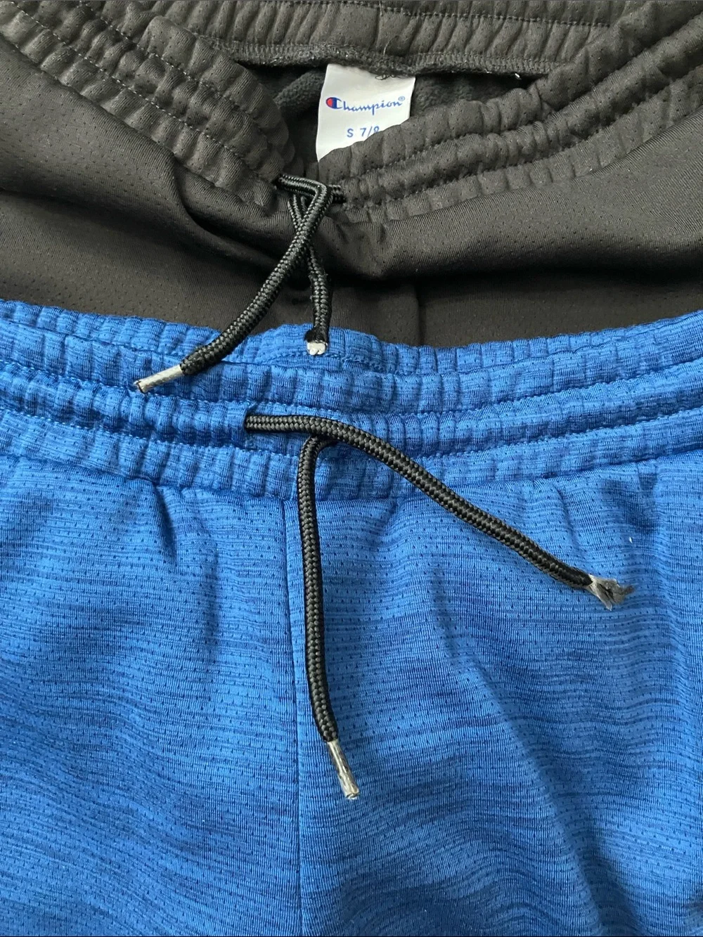 Champion Kids Sweatpants - Black & Royal Blue